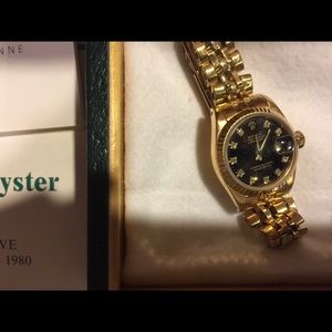 ROLEX 18k gold watch
